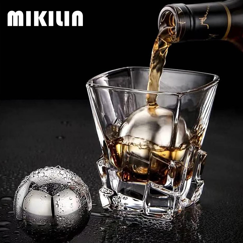 Wine Beer Holder - Cubitos de hielo reutilizables de acero