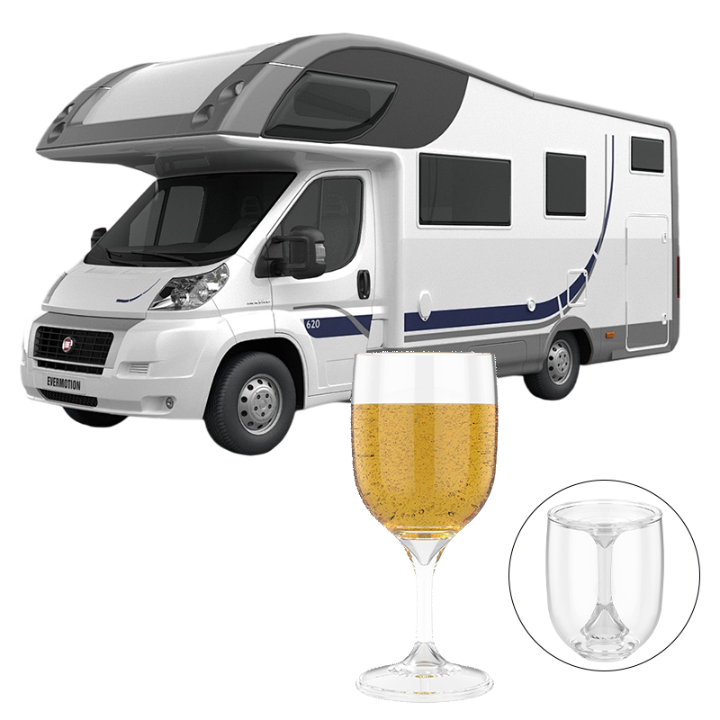 Wine & Beer Emporium - Copa de vino plegable, copa de