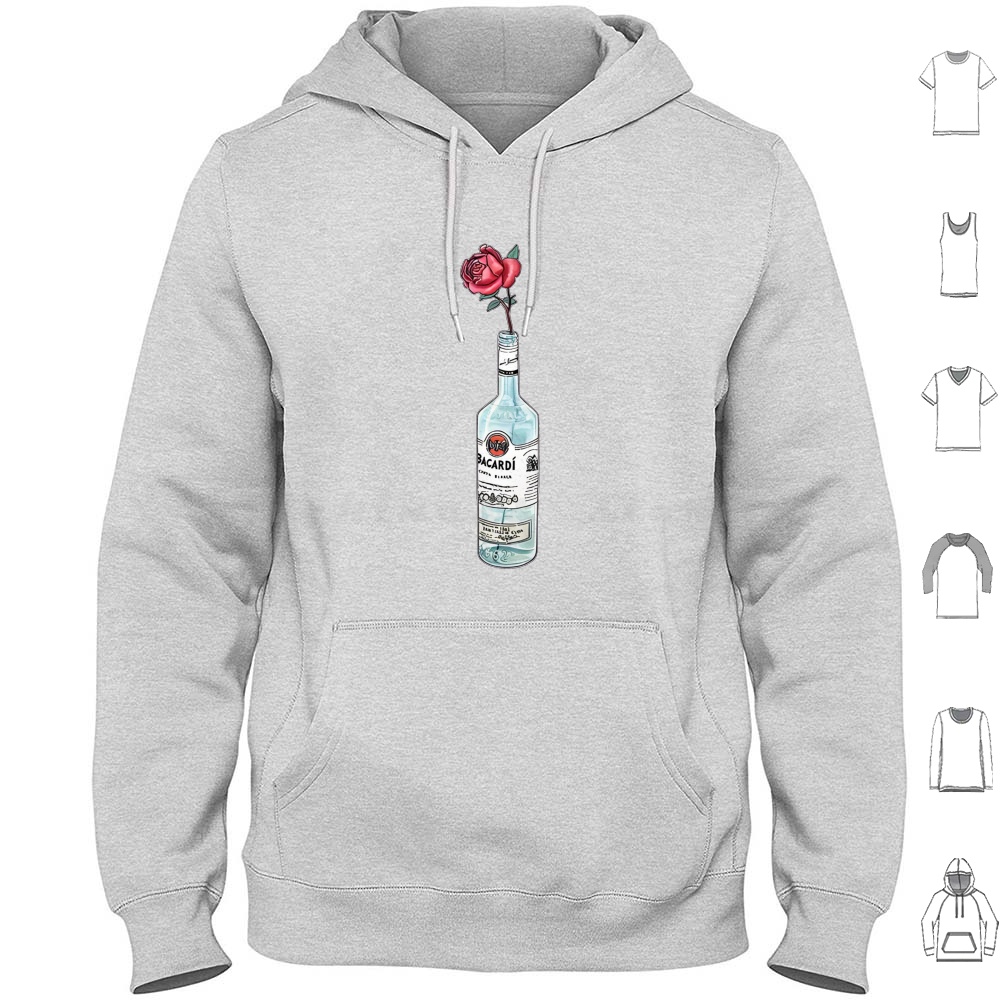 Wine Vodka Beer - Sudadera con capucha de algodón de