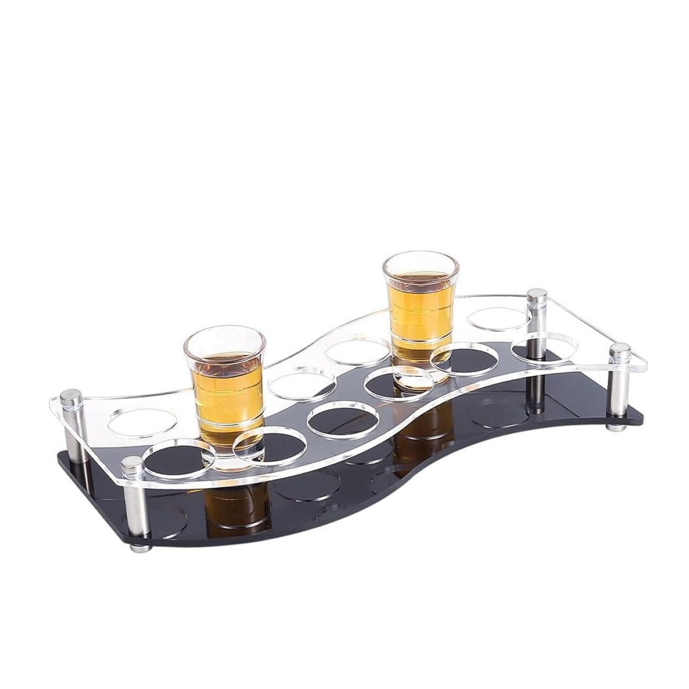 Wine Beer Holder - Bandeja para 12 Vasos de Chupito,