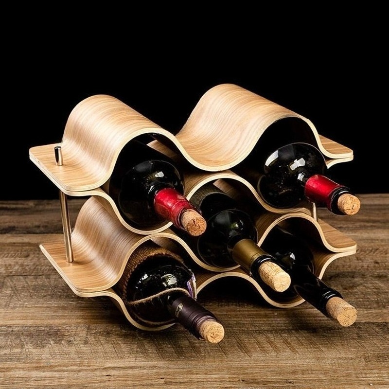Portabotellas de vino ondulado - Wine Beer Holder reseña y precio