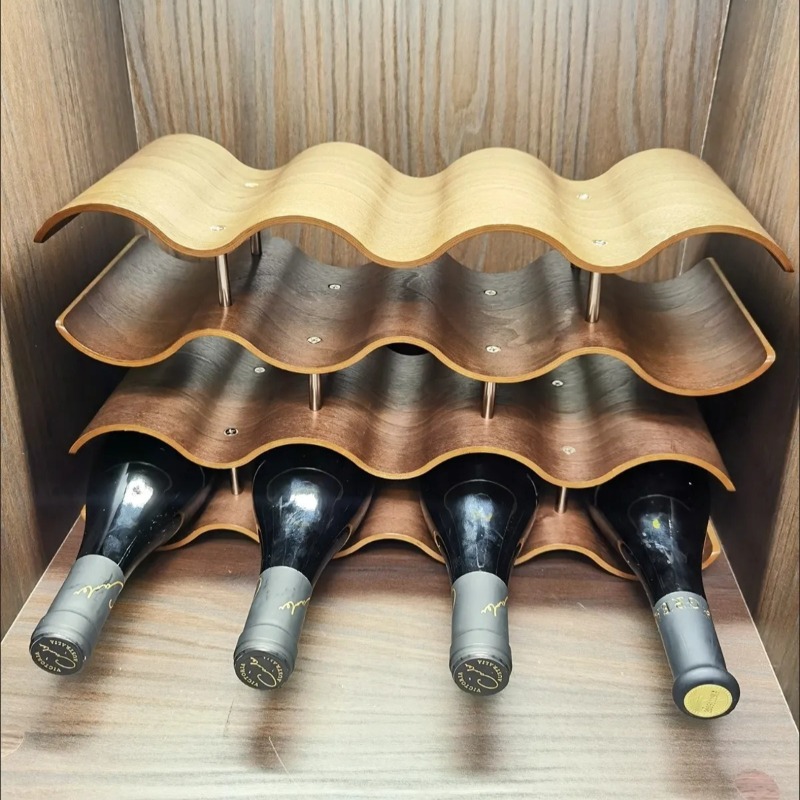 Portabotellas de vino ondulado - Wine Beer Holder reseña y precio