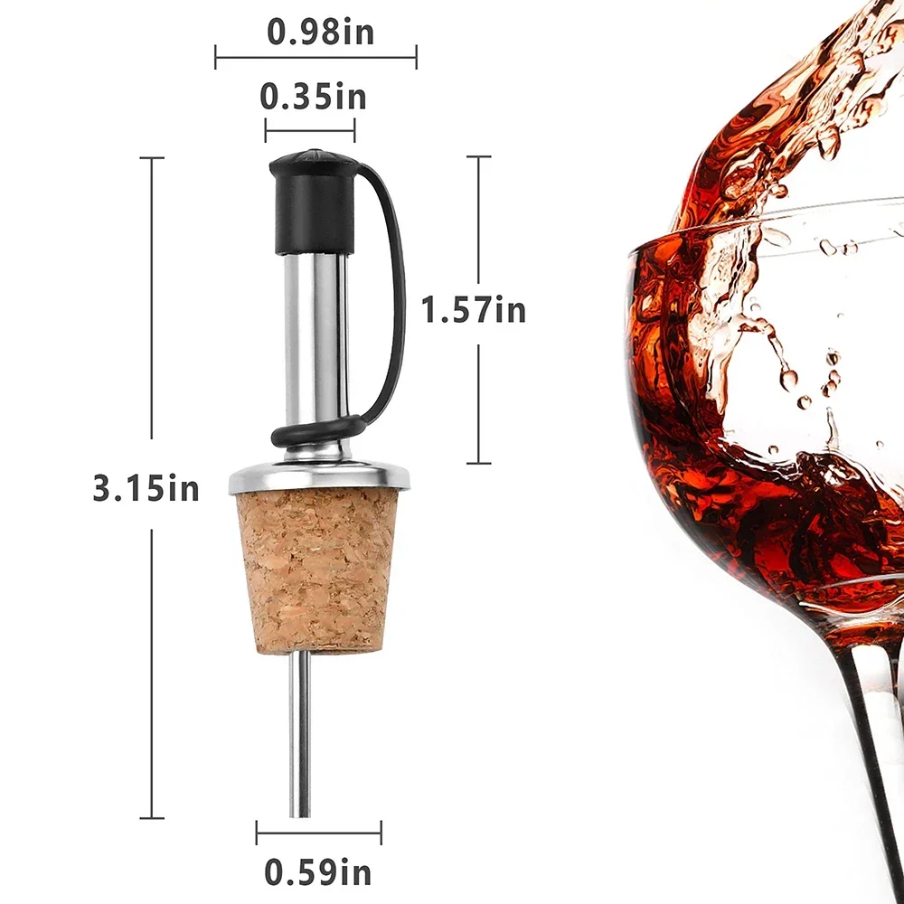 Vertedor de corcho de vino tin - Wine Beer And Spirits reseña y precio