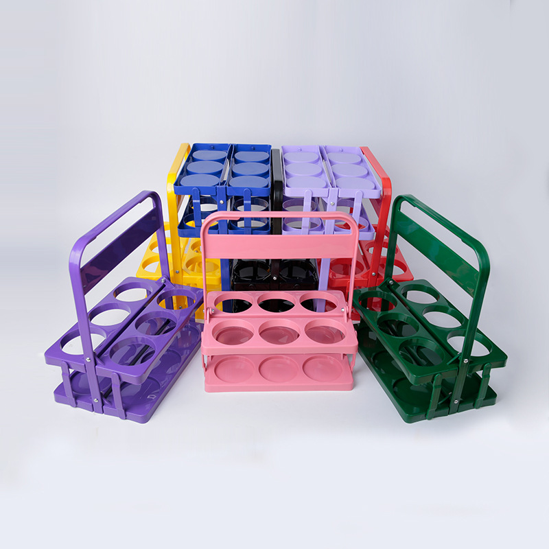 Estante plegable para seis bot - Wine Beer Holder reseña y precio