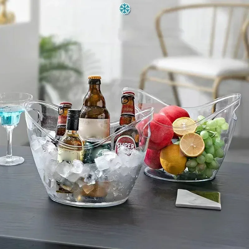 Cubo de Hielo Transparente de  - Wine Beer Holder reseña y precio