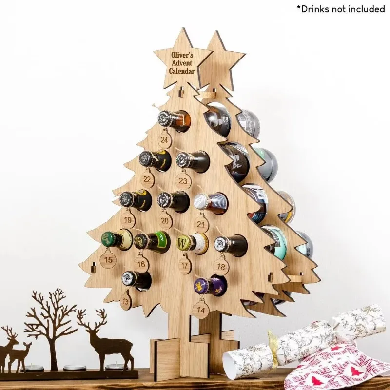 Estante de vino de madera para - Wine Beer Holder reseña y precio